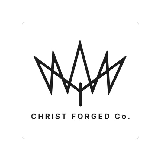 Black Christ Forged Co. Sticker