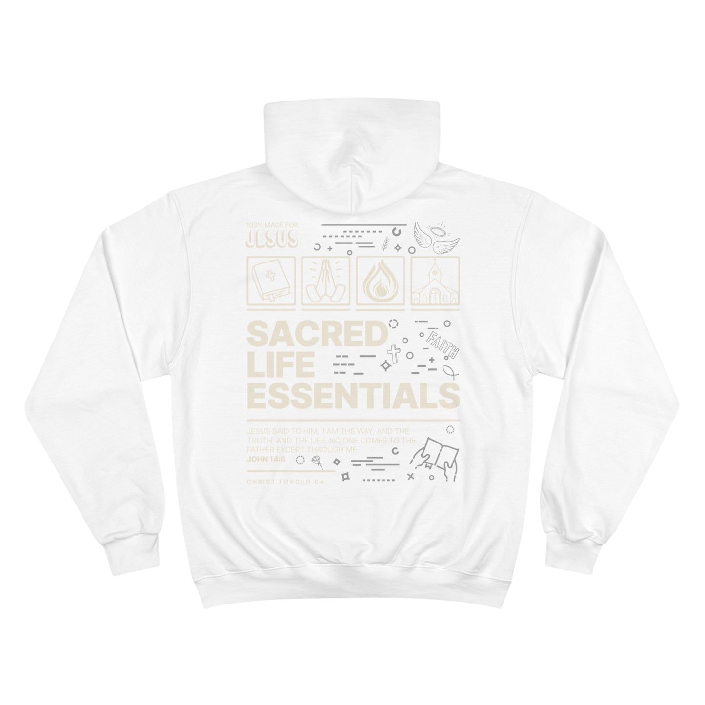 Scared Life Essentials Champion Hoodie