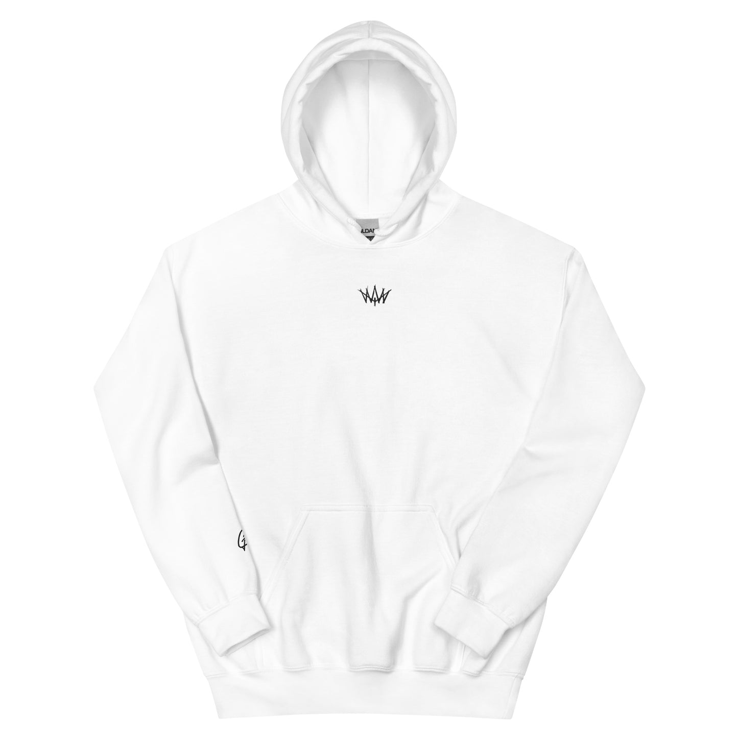 Embroidered Crown oversized hoodie